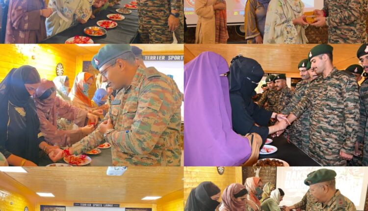 Uri girls celebrate Raksha Bandhan with Army personnel
