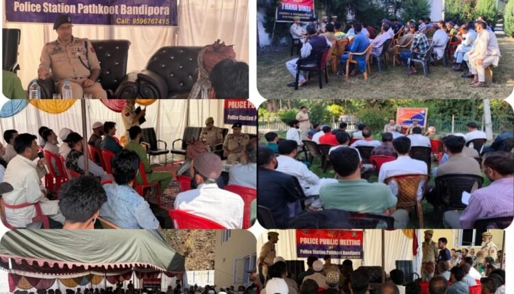 Bandipora Police Holds Thana Diwas Across District