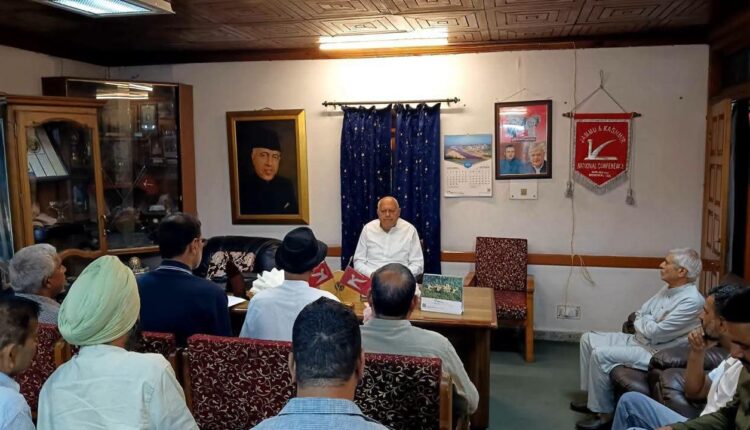 Bhat Seeks Farooq Abdullah’s Intervention on Contractors’ Pending Issues