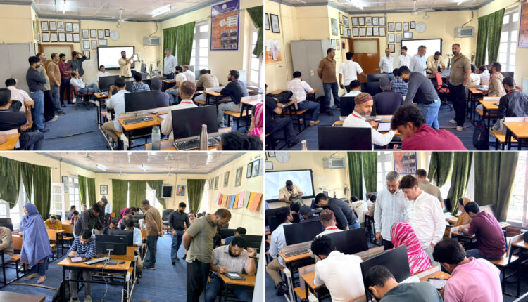 Cluster University Srinagar conducts Pilot of Paperless Examination at Government College of Education