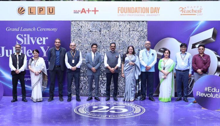 LPU Celebrates 25th Foundation Day, Honours Faculty and Staff