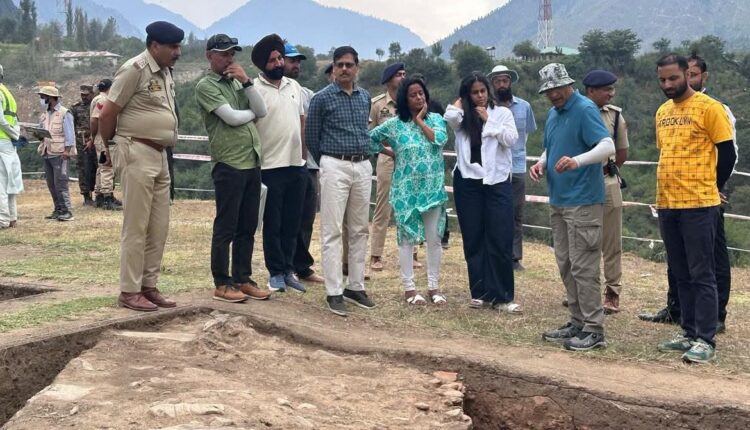 Principal Secretary Home Reviews Archaeological Excavations at Zehanpora, Baramulla