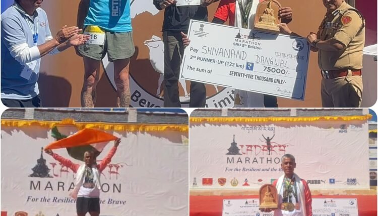 59-year-old Garhwal Rifles veteran finishes third in 122-km Silk Route Ultra and 42.195-km Marathon